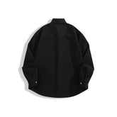 Men's Crinkled Texture Structured Shirt